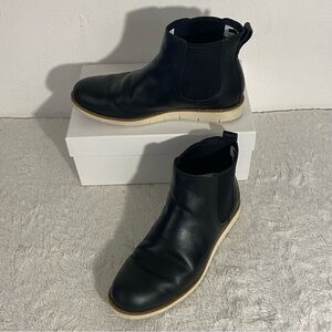 Timberland Lakeville Black Leather Double Gore Chelsea Boots Women’s Size 7